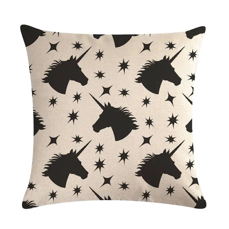 Чехол на подушку с геометрическим узором в полоску Зебра Якорь Морской корабль