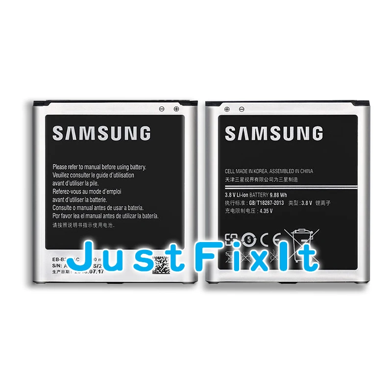 EB-B220AC оригинальная замена Батарея для Galaxy Grand 2 G7102 G710 G7105 G7106 G7108 G7109 телефон 2600 мА-ч |