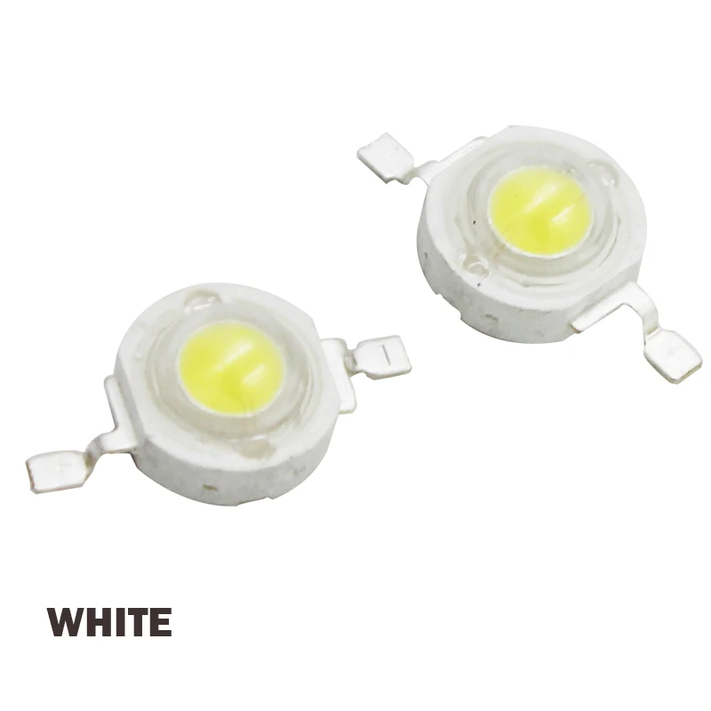 10 шт. высокая мощность светодиодный светильник лампа 1 Вт 3 Красный Розовый