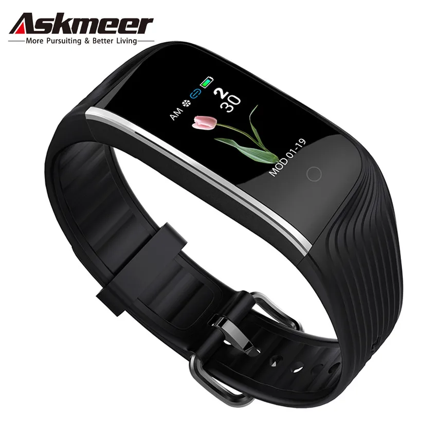 Смарт браслет ASKMEER S4 с пульсометром защитой класса IP68|Смарт-браслеты| |
