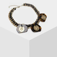 amorita boutique vintage gold horsehead necklace for women