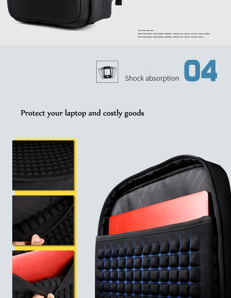 ARCTIC HUNTER, 15,6 дюймов, водонепроницаемый, USB, профессиональный, мужской рюкзак для ноутбука, Повседневный, для ноутбука, мужской, спортивный, для путешествий, сумка для мужчин