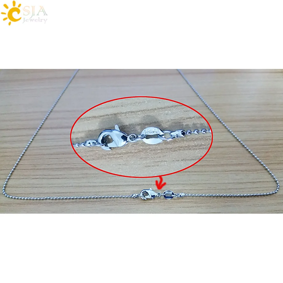 CSJA Dragon Drop Pendant Natural Gem Stone Necklace Chain Lobster Clasp Jewellery Reiki Men Women Jewelry Pendulum Amulet E182 | Украшения