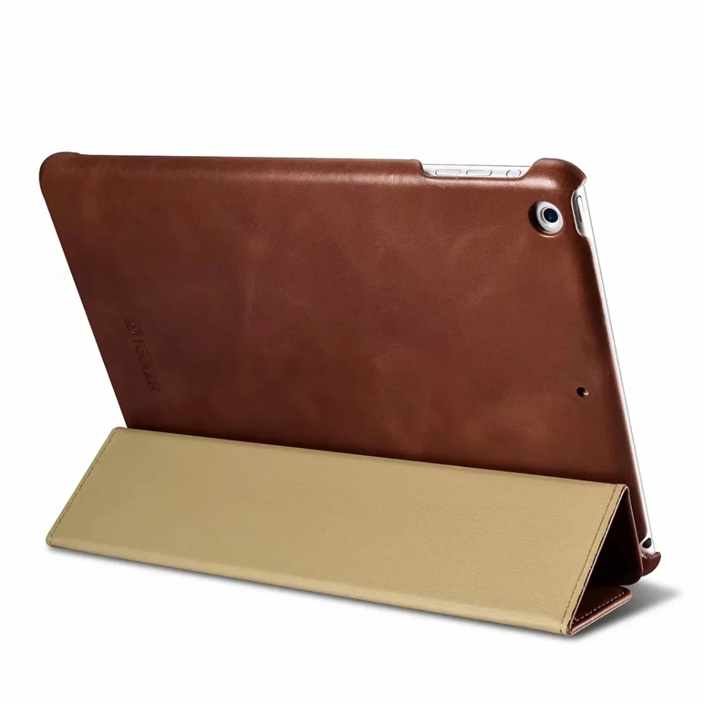 Icarer новый бизнес Ретро Кожаный Чехол для iPad 9 7 2017 Высокое качество Винтаж