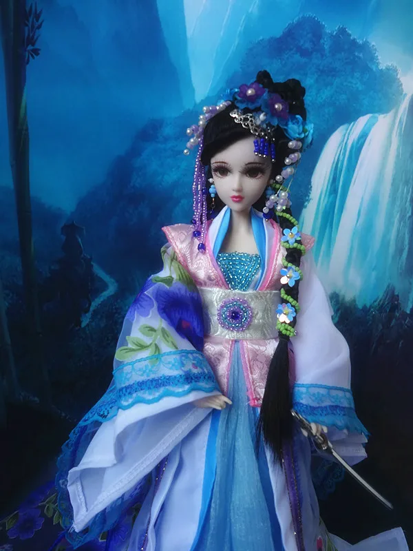 1" Китайская принцесса Кукла коллекционная BJD девушка куклы с гибкими шарнирами тела/3D Reastic Eyes сувенир День святого Валентина подарки