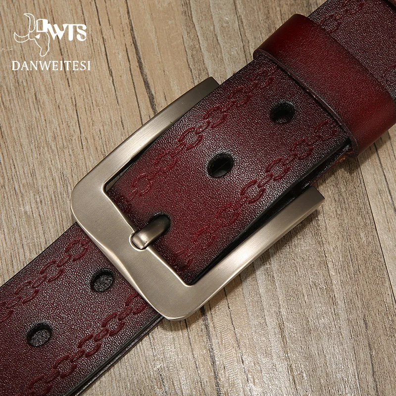 [DWTS] мужской ремень из натуральной коровьей кожи роскошный мужские ремни для