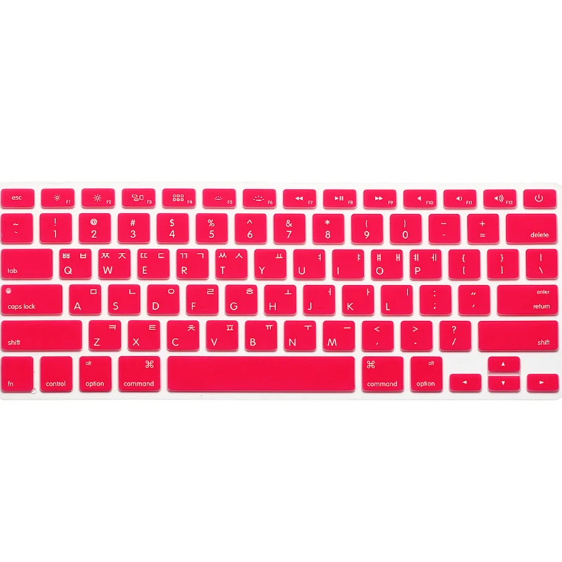 Новая Корейская версия клавиатуры силиконовая защитная пленка для Apple Macbook Air 13 Mac