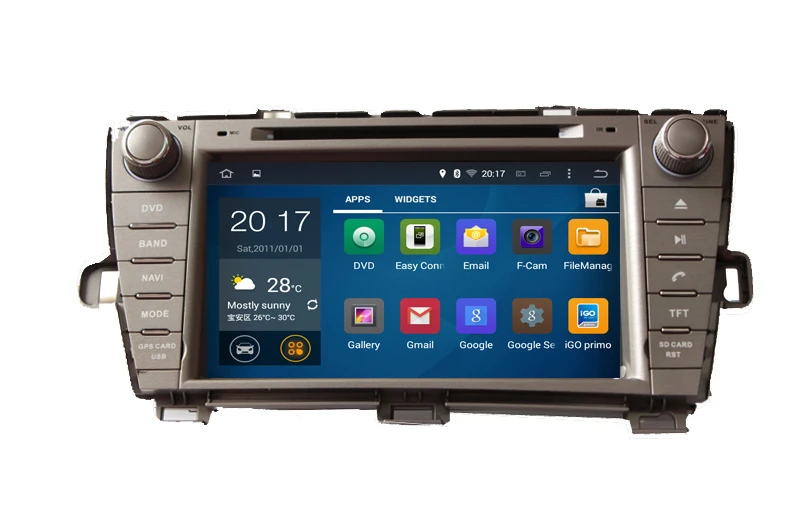 Автомобильный DVD-плеер 8 'ɺndroid 9 0 GPS для TOYOTA PRIUS 2009 2010 2011 2012 2013 RHD LHD 4 Гб ОЗУ 64 ПЗУ