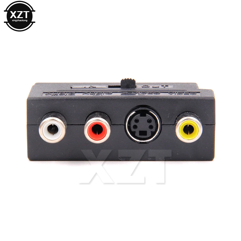 3 шт./лот мини RGB Scart Композитный RCA S Video AV TV Аудио Женский конвертер адаптер для
