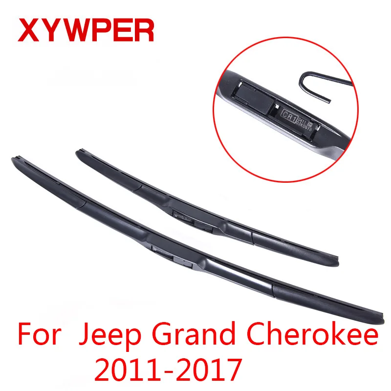 

XYWPER Wiper Blades for Jeep Grand Cherokee 2011 2012 2013 2014 2015 2016 2017 Car Accessories Soft Rubber Windshield Wipers