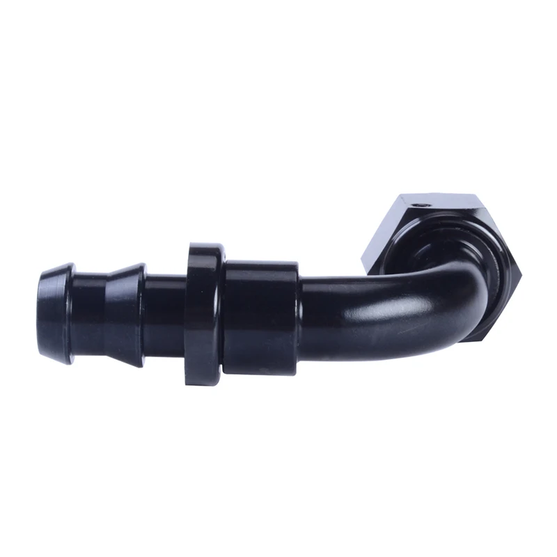 ESPEEDER Universal AN8 Push-on Hose End Fittings Fuel Oil Cooler Hose Fitting 0 45 90 180 Degree Reusable Connection Adapter