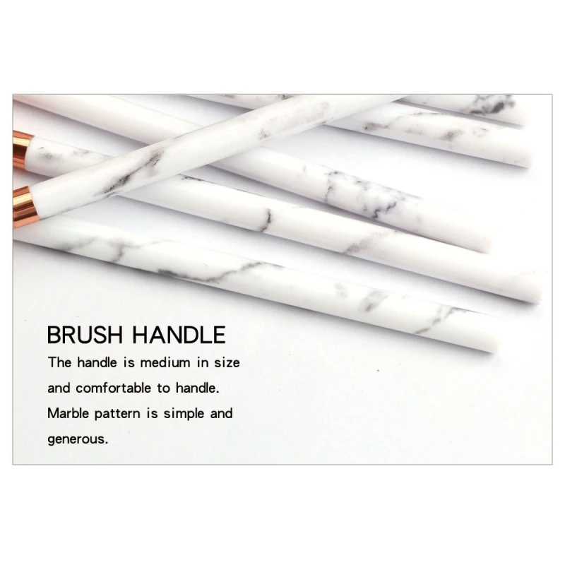 20 шт Marbling кисти для макияжа Тени век кисть подводки глаз тени набор кистей