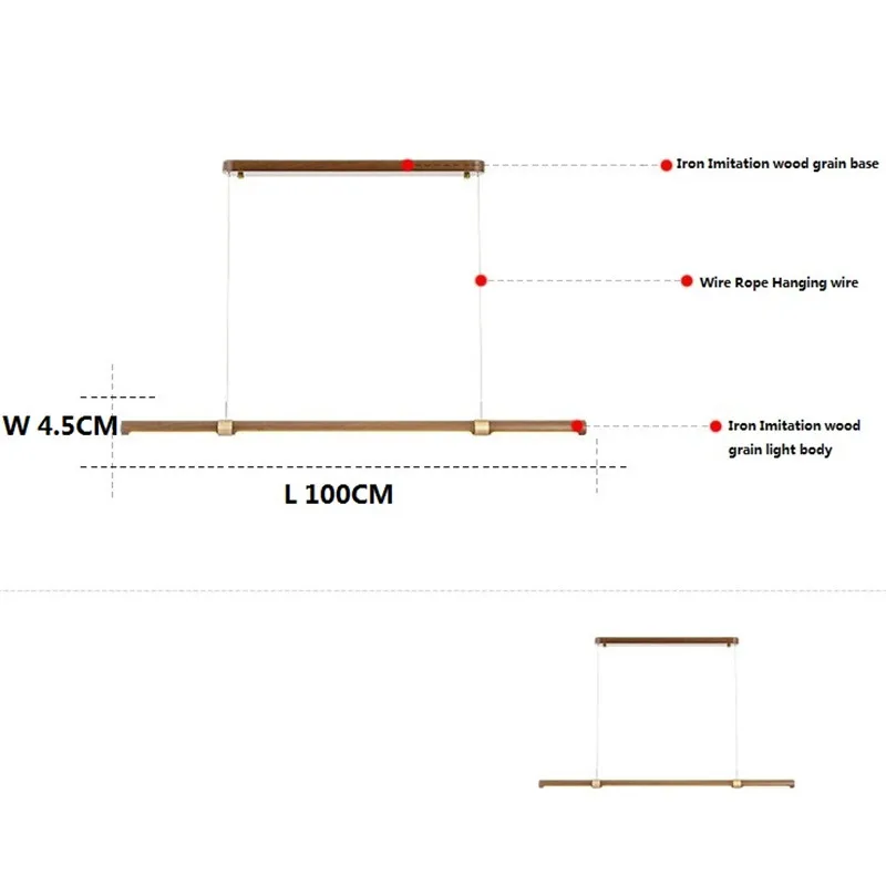 Светильник Лофт скандинавского дизайна современный светодиодный подвесной