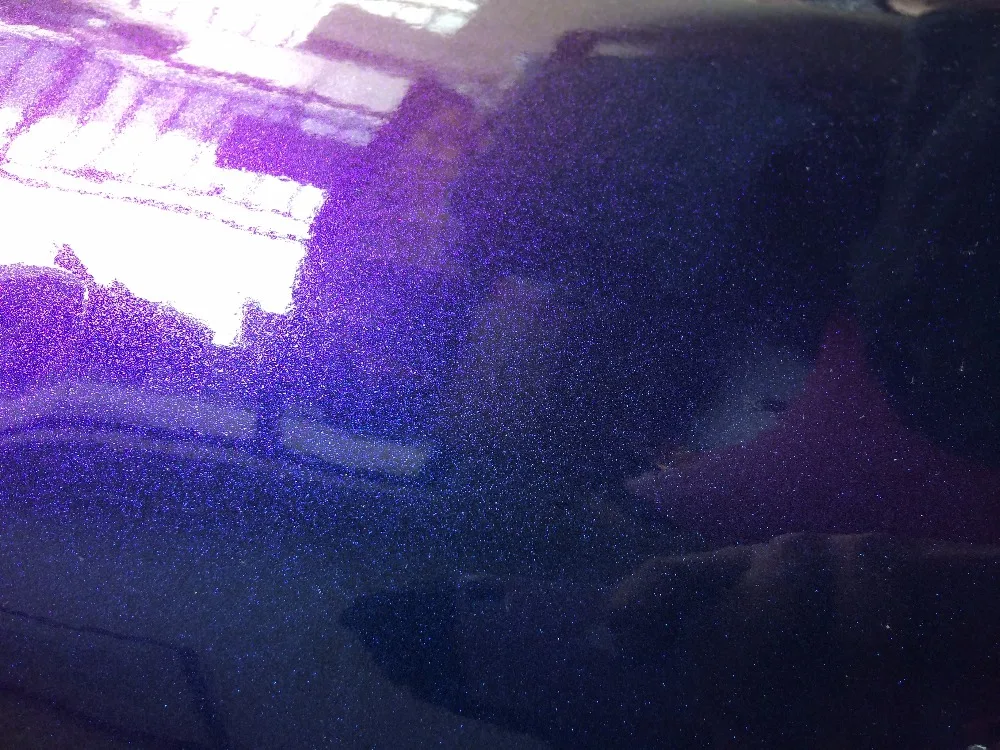 Виниловая наклейка с перламутровым синим на черную ягод foile для транспортных