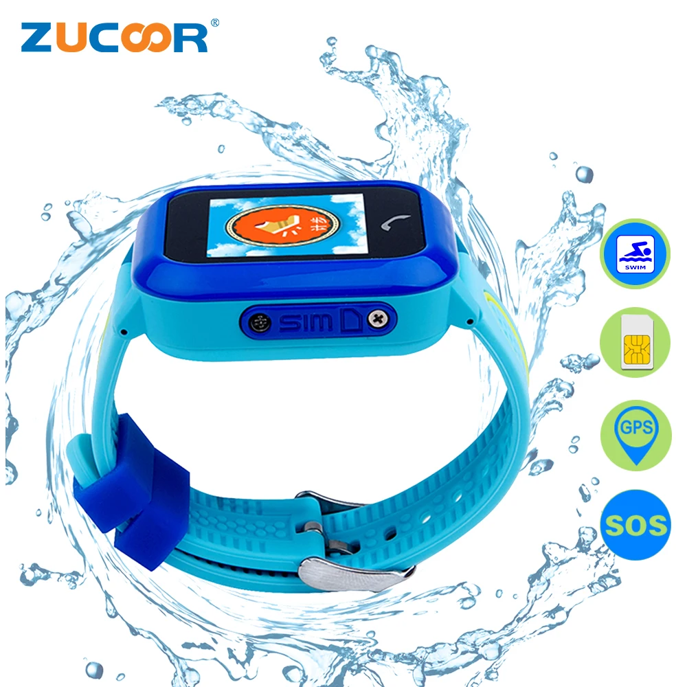 Zucoor GPS Смарт часы детская sos вызов дети ZK13 Позиционирования Анти потерянный