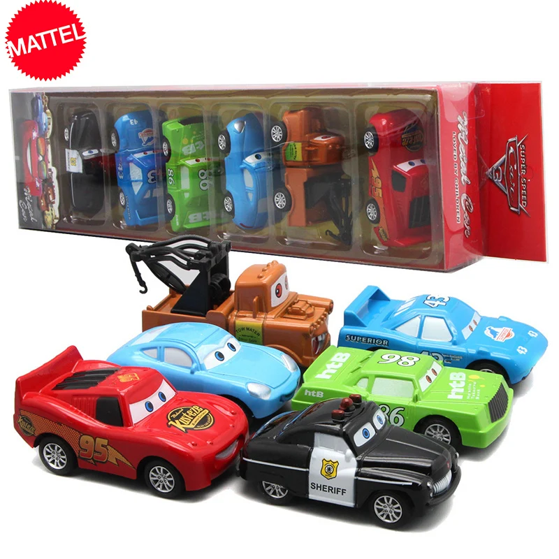 4 шт. Pixar машина комплект из 3 предметов 1: 64 Mater Джексон Storm для мальчика Diecast