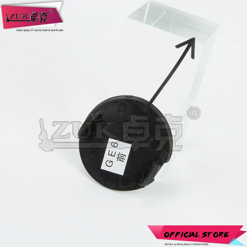 ZUK передний бампер крышка для HONDA FIT JAZZ 2009 2010 2011 GE6 GE8 передний Буксировочный Крюк Крышка корпуса 71104-TF0-000 базовый цвет