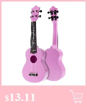 Гавайские гитары укулеле черный 21 дюймов 4 струны Ukelele дешевые Гавайи мини гитара из красного дерева