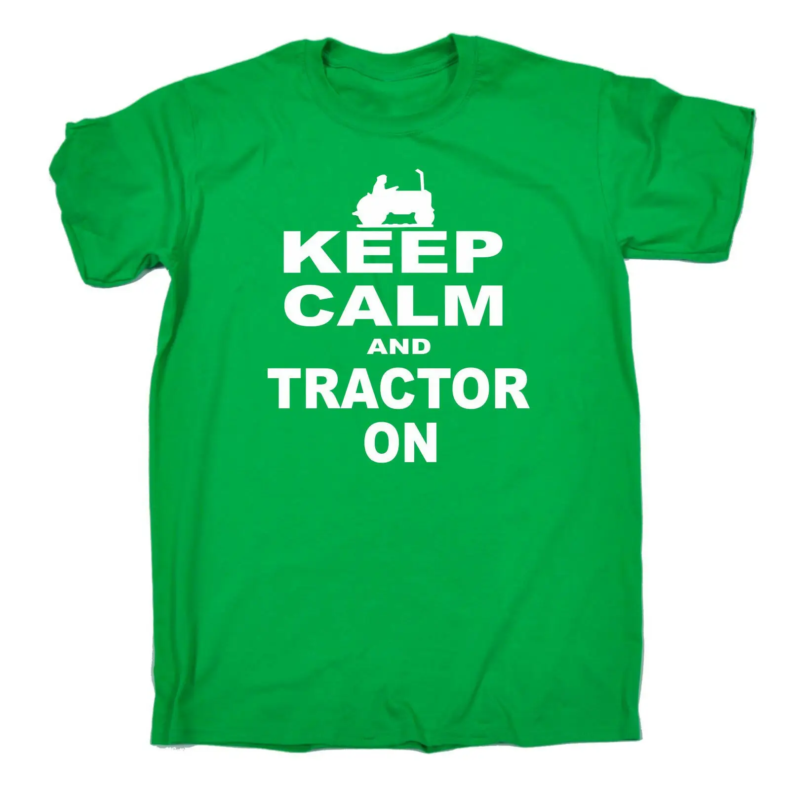 Футболка с надписью Keep Calm And Tractor On Farmer Farming лучший подарок на день рождения