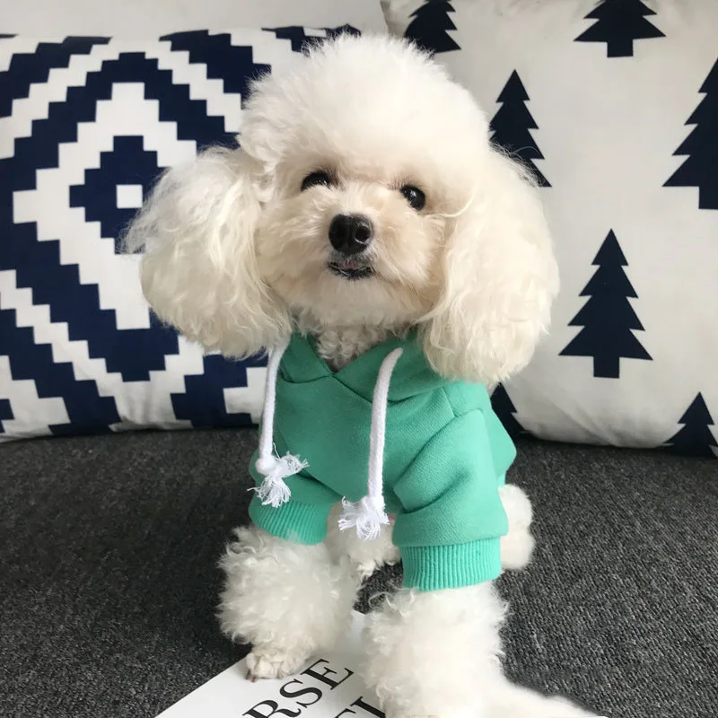 Осень-зима 2018 одежда для маленьких собак утепленные толстовки чихуахуа