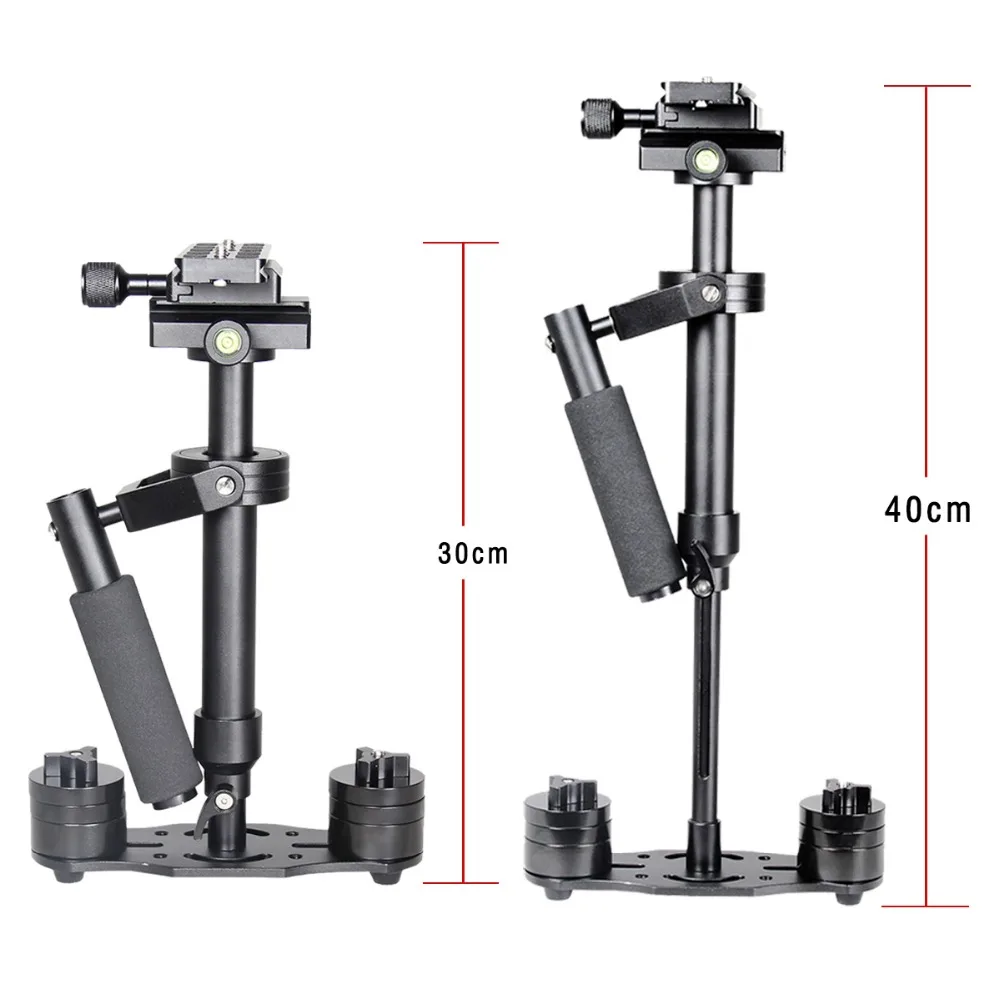 S40 Алюминий сплав мини Камера Стабилизатор Ручной DSLR Steadicam видео Поддержка для Canon