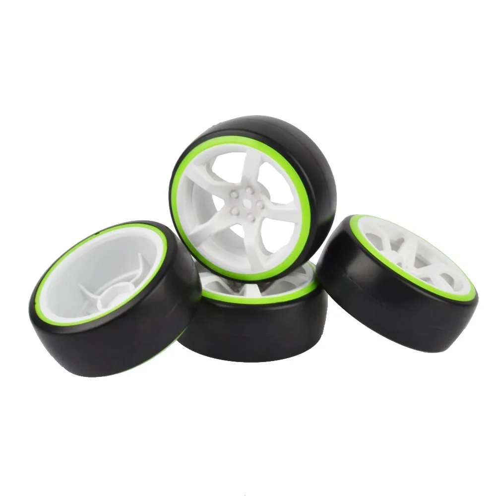 1/10 RC Drift жесткие пластиковые шины для traxxas tamiya HSI|tire wheel|1/10 driftwheels for |