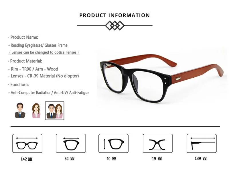 2018 высокое качество оправа для очков Джонни Депп деревянные очки оправы мужчин и