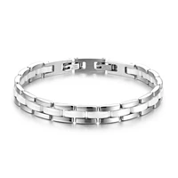 boniskiss womens bracelets ceramic health fashion bangle bracelet for lady stainless steel female bracelet jewery bijoux