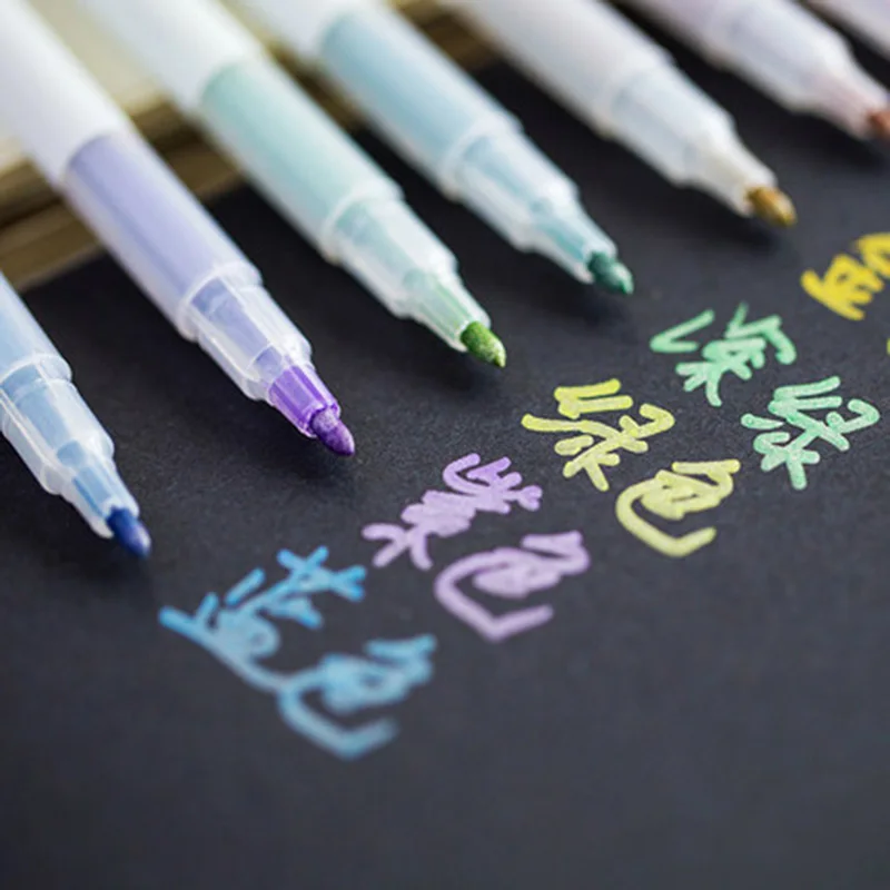 10 шт./компл. набор маркеров пластиковые водонепроницаемые перманентные 1 мм
