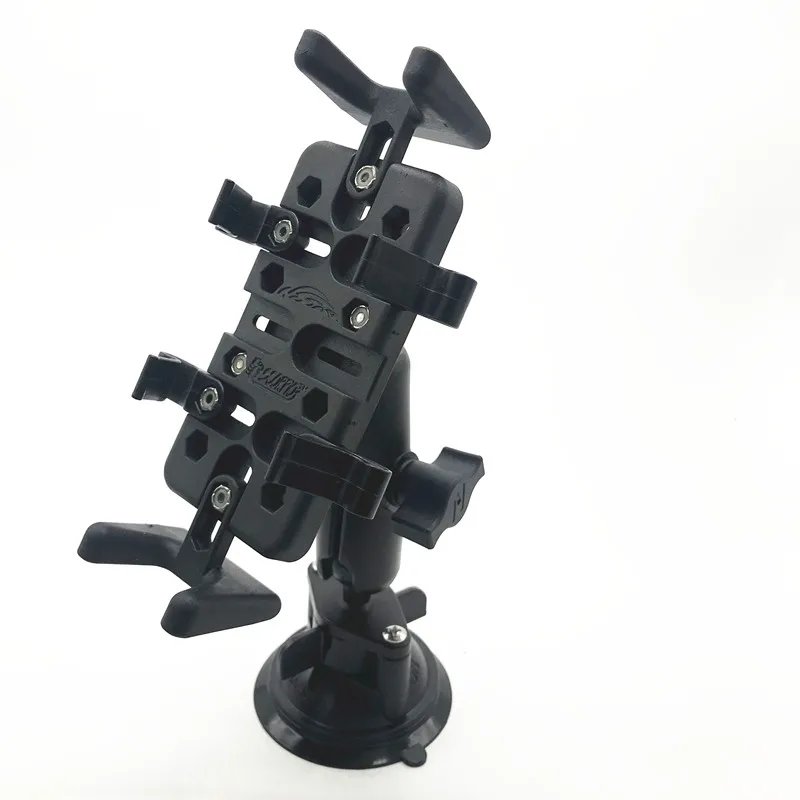 Крепление на присоске с поворотным замком универсальным держателем для