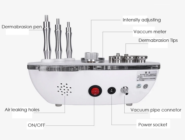 Горячая продажа многофункциональная Алмазная дермабразия для ухода за кожей |