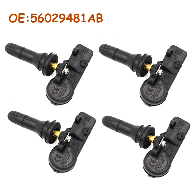 4 шт./партия OEM 56029481AB для Chrysler Jeep автомобильный TPMS датчик давления в шинах монитор 433 МГц автомобильные аксессуары