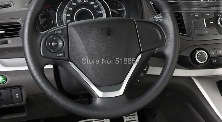 Хромированная панель на руль HONDA CRV для 2012 2013 2014 2015 U-образной формы вставки значка