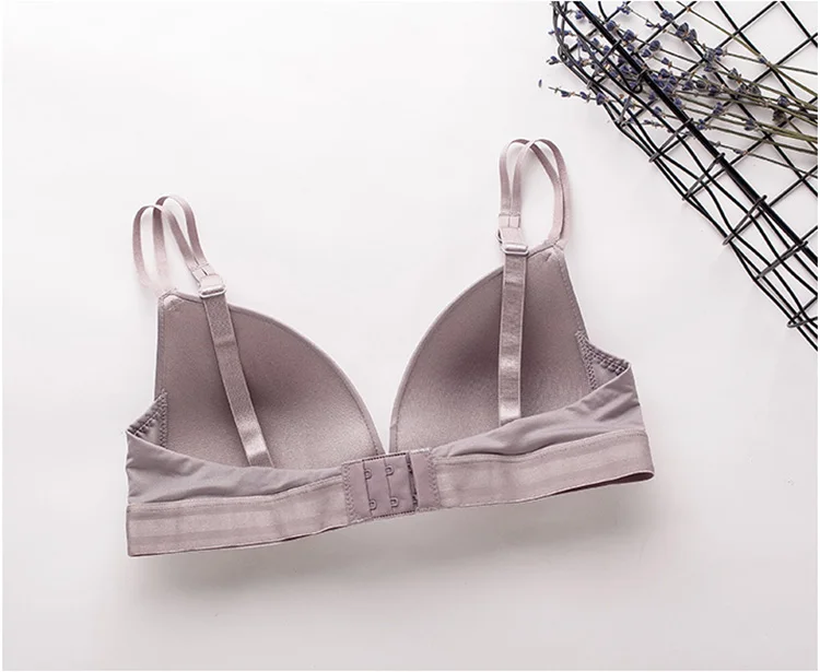 Натуральные шелковые сексуальные бюстгальтеры для женщин пуш ап белье Бесшовный