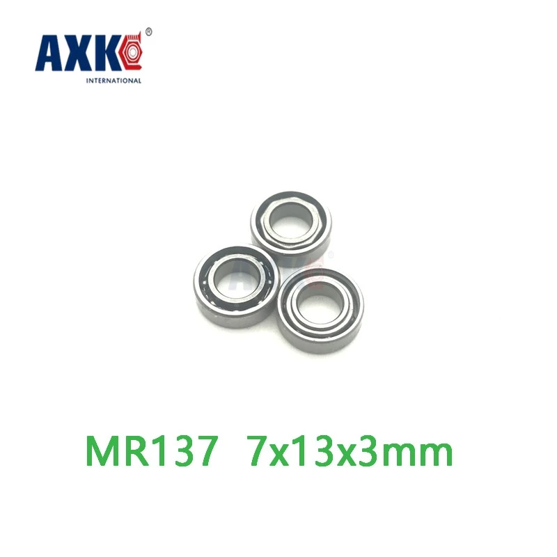 Axk Mr137 открытый подшипник 10 шт./лот 7x13x3 мм тонкая стенка с глубоким желобом