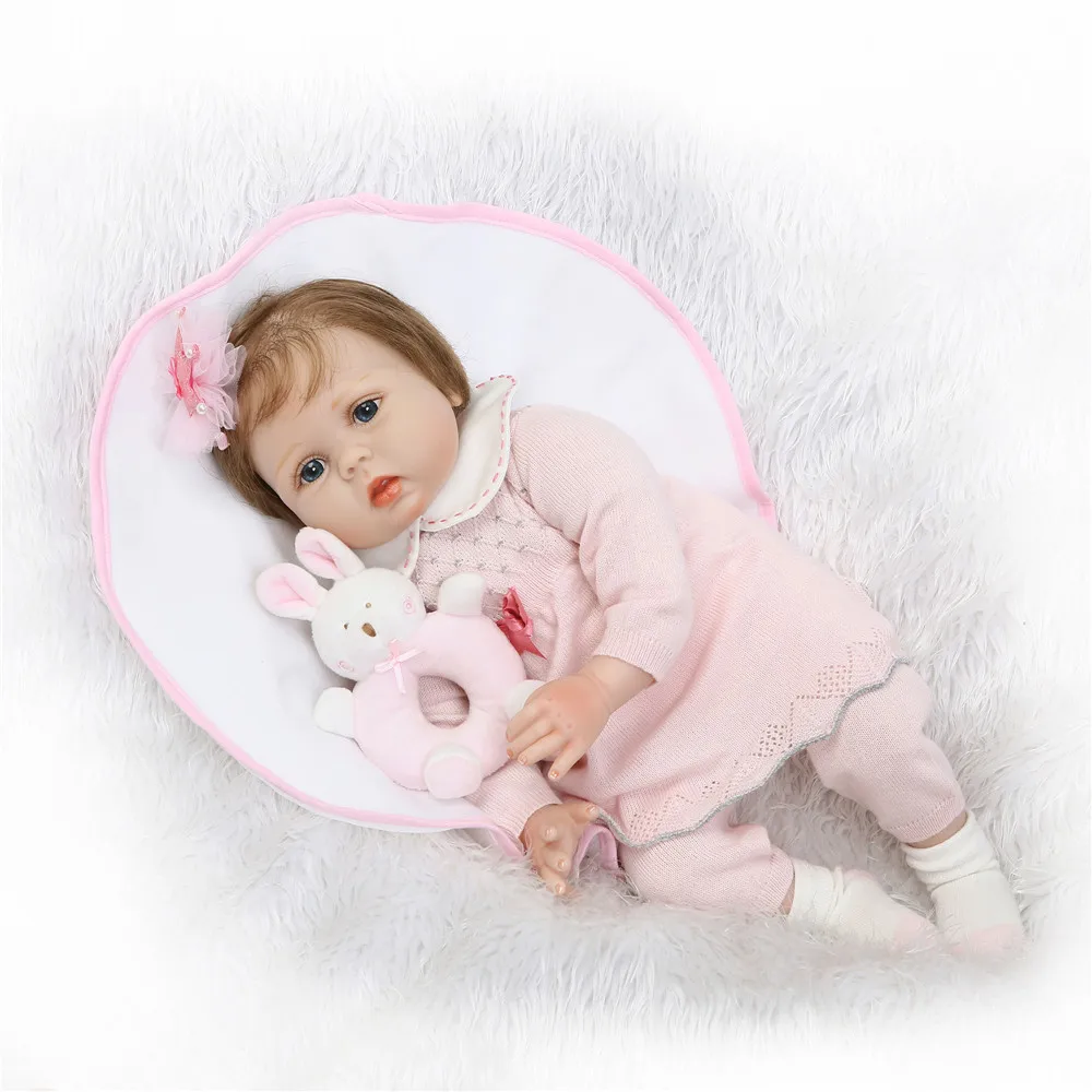 Восхитительный силиконовый реборн 22 дюйма виниловые игрушки для младенцев с
