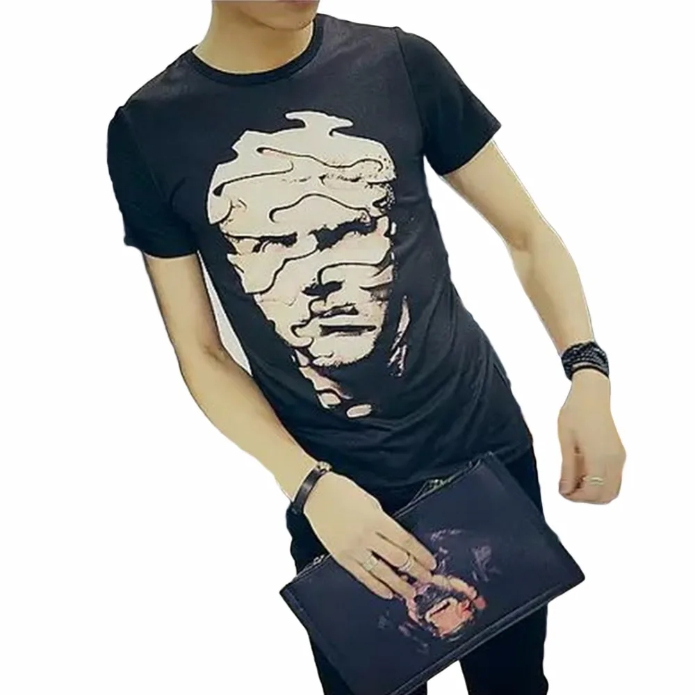 Brand New 2019 Summer Men Fashion Cool 3D T Shirt homme Casual Short Sleeve Skull Hip Hop Streetwear Tee camisetas Tops O1 | Мужская