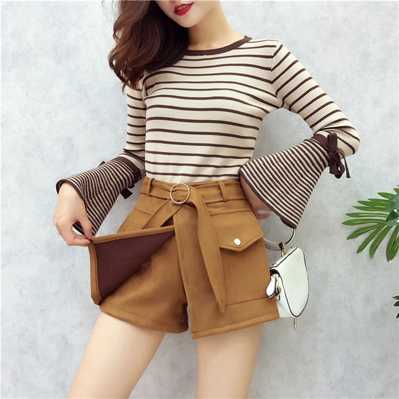 2017 г. ограниченное предложение Новинка полный костюмы Рог лук в полоску с