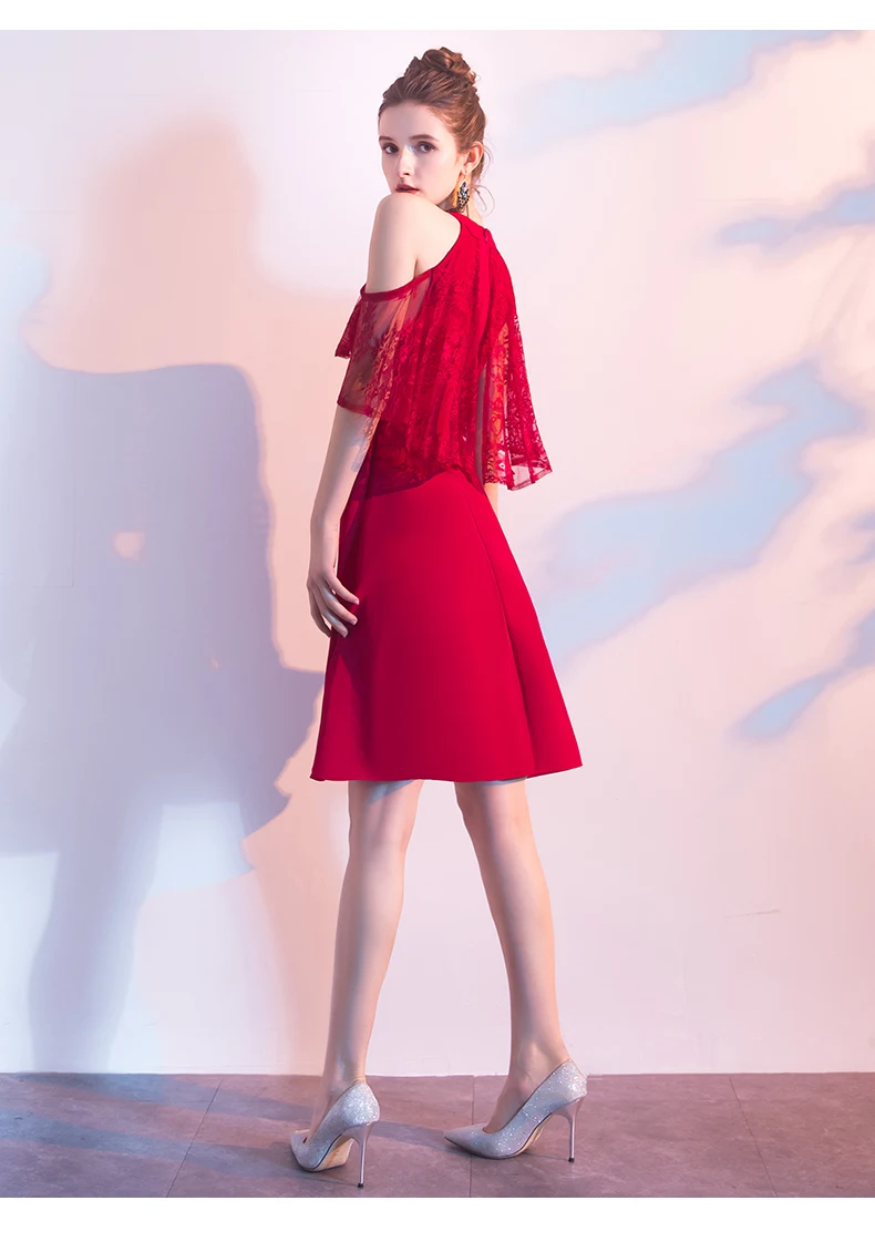 Винтажное короткое платье для выпускного вечера es vestido de festa сексуальный о-вырез белое нарядное платье длиной до колена вечерние праздничные платья для женщин