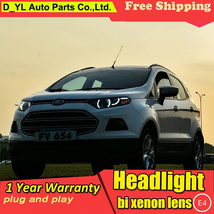 Стайлинга автомобилей головной светильник s для Ford Ecosport 2013-2015 светодиодный