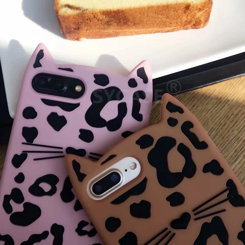 SYCASE стильная футболка с изображением персонажей видеоигр leopard Усы кошка оболочки