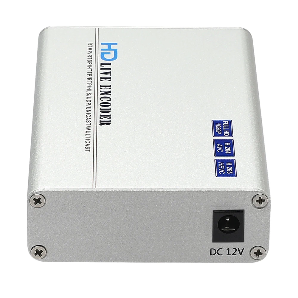 HEVC 1080 P 1080i HD HDMI к RTSP RTMP UDP HLS видео поток кодер IPTV потоковая трансляция в прямом эфире кодировщик H.265 H.264 передатчик