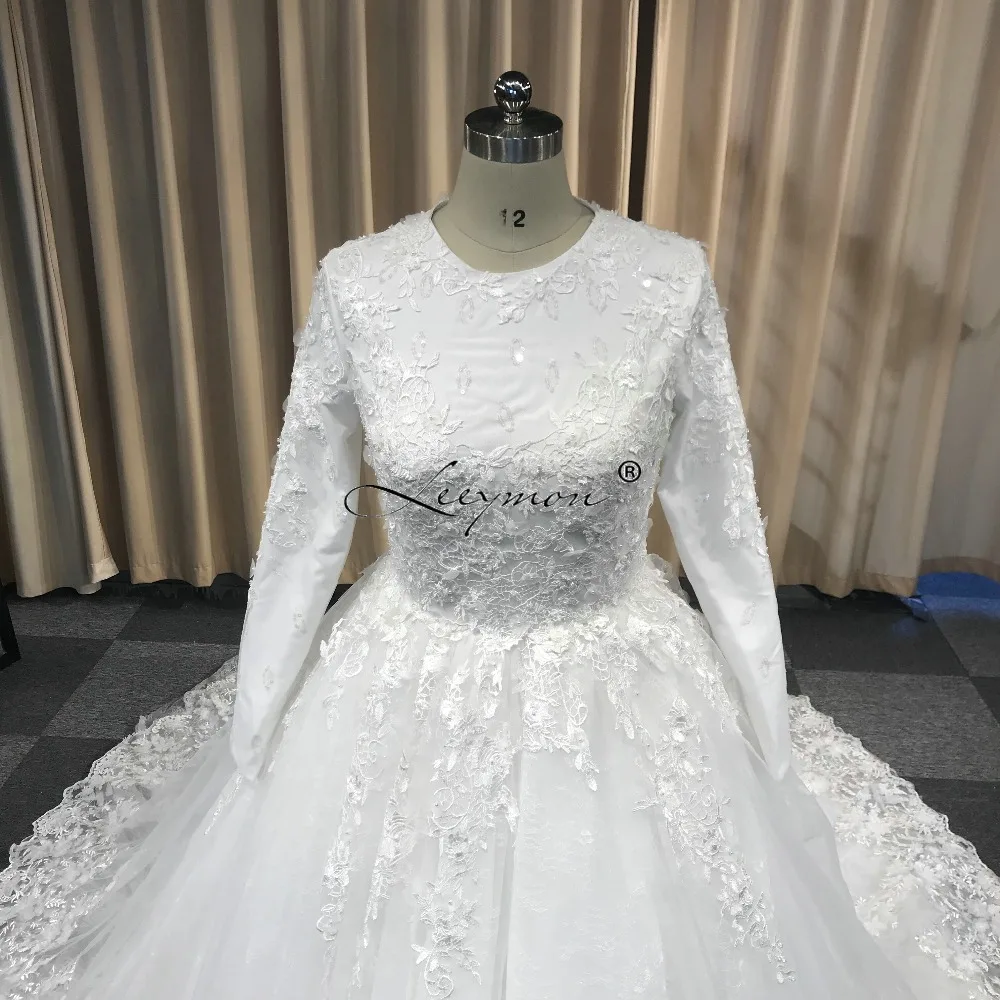 Leeymon на заказ кружева свадебные платья 2019 горячий бальное платье Sexy Vestido de Novia с
