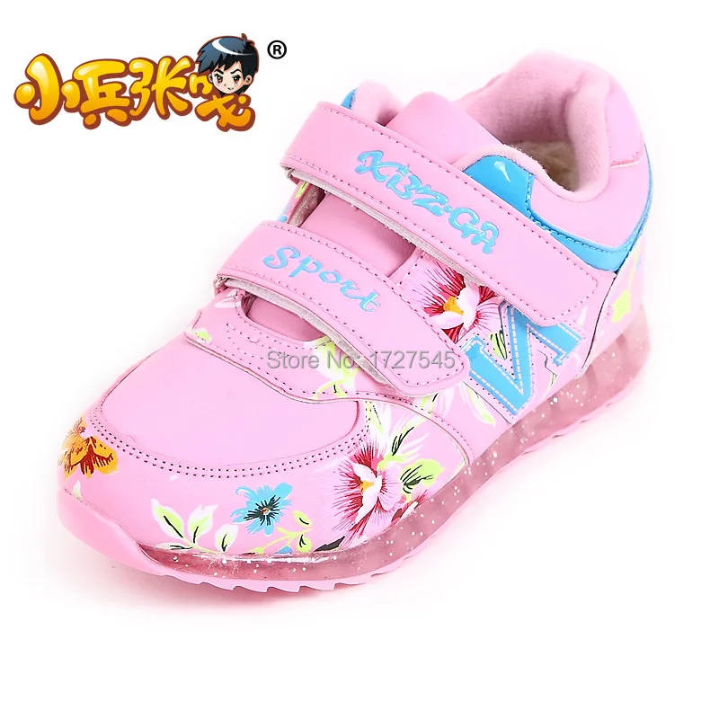 2015 Winter Korean fashion casual shoes women plus velvet warm LED electronic light | Детская одежда и обувь