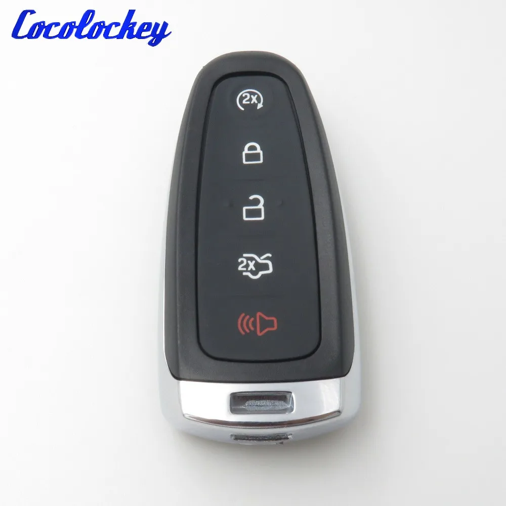 Cocolockey 5 кнопок дистанционный брелок для ключей чехол Ford Edge Explorer Escape Flex Focus без