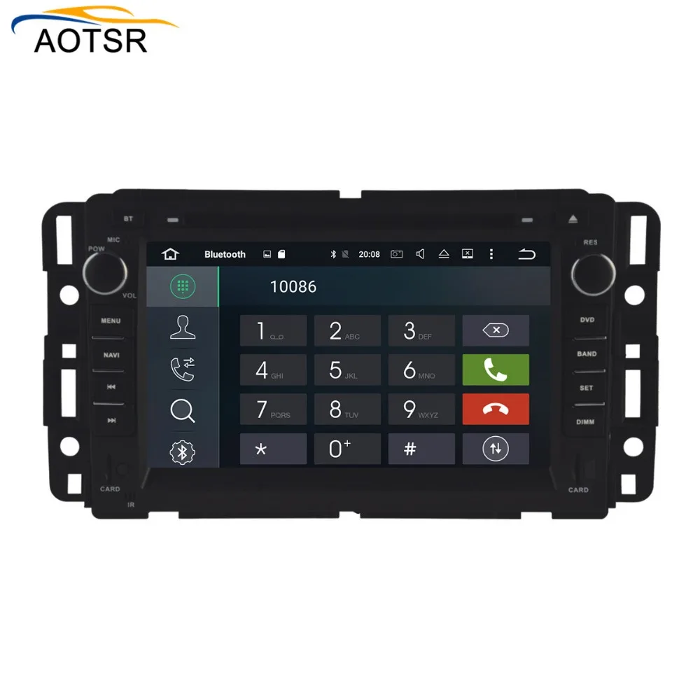 IPS экран Android 8 1 автомобильный dvd плеер для GMC Yukon/Taho 2007 2012 GPS навигация радио авто