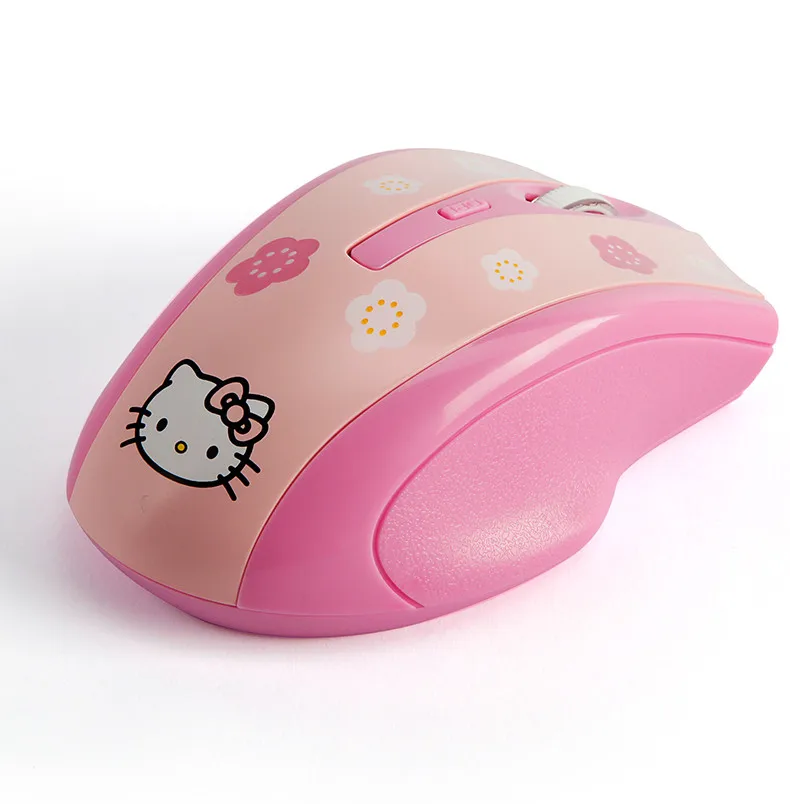 Компьютерная компьютерная мышь hello kitty KT Drahtlose Maus 2400 dpi Pro Spiel mouse Geschenk для девочек, подарок для геймера, перезаряжаемая беспроводная мышь