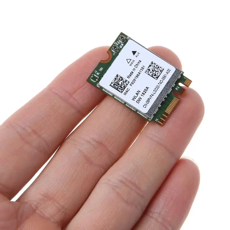 DW1820A BCM94350ZAE 802.11ac Bluetooth 4,1 867 Мбит/с M.2 WiFi беспроводная карта для ноутбуков Dell компьютеры