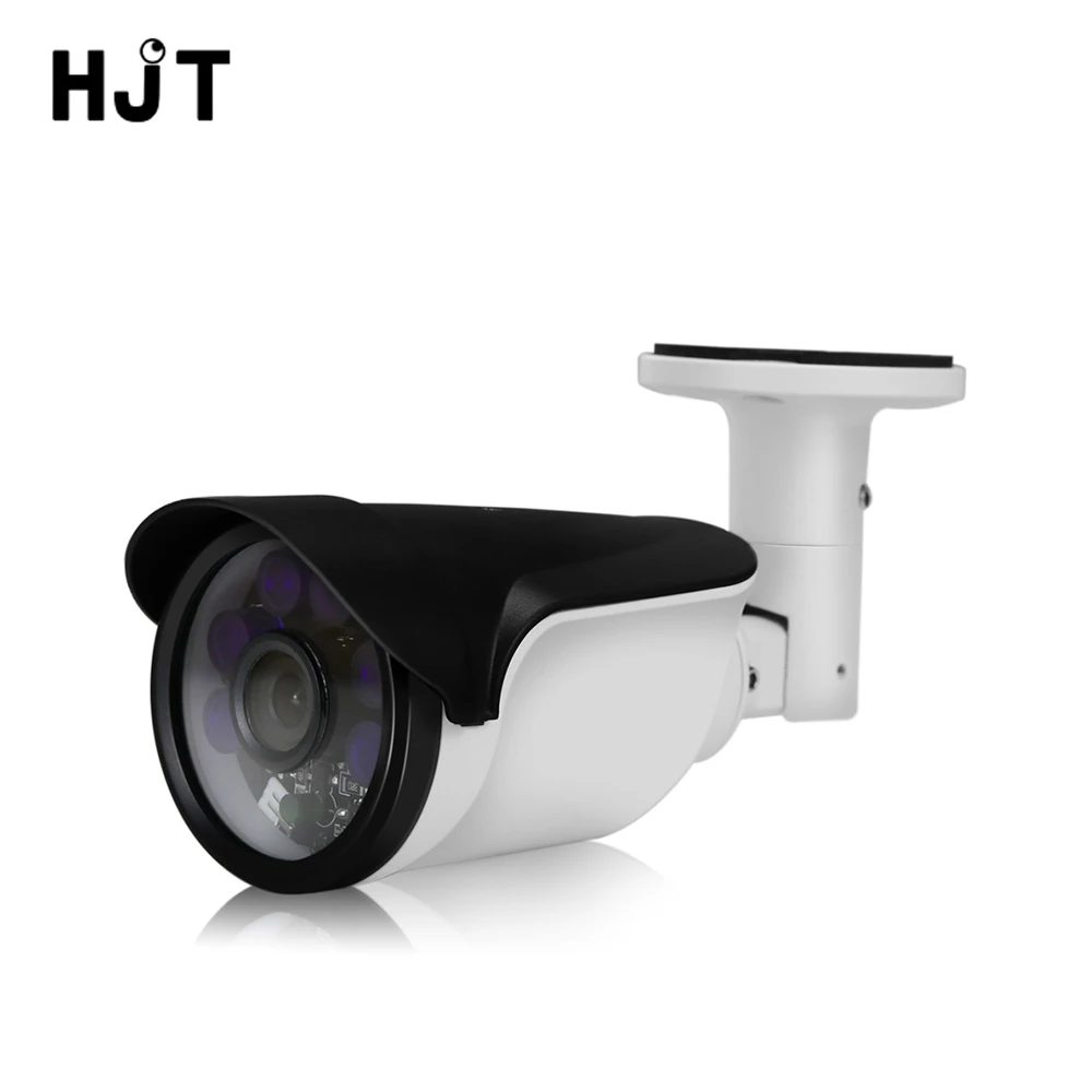 HJT интерн 48 в POE Проводная ip камера HD 1080P 2.0MP 720P 1.0MP CCTV монитор безопасности наружная