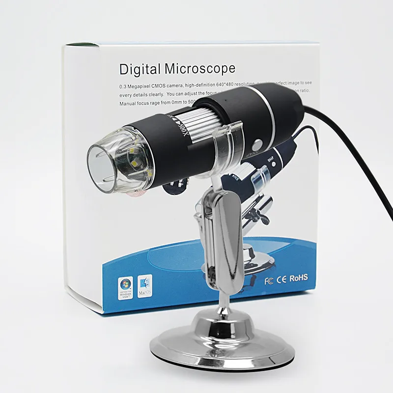 Prostormer USB электронный микроскоп Mac/Window 7 8 10/Android/typec микроскопия эндоскоп led камера